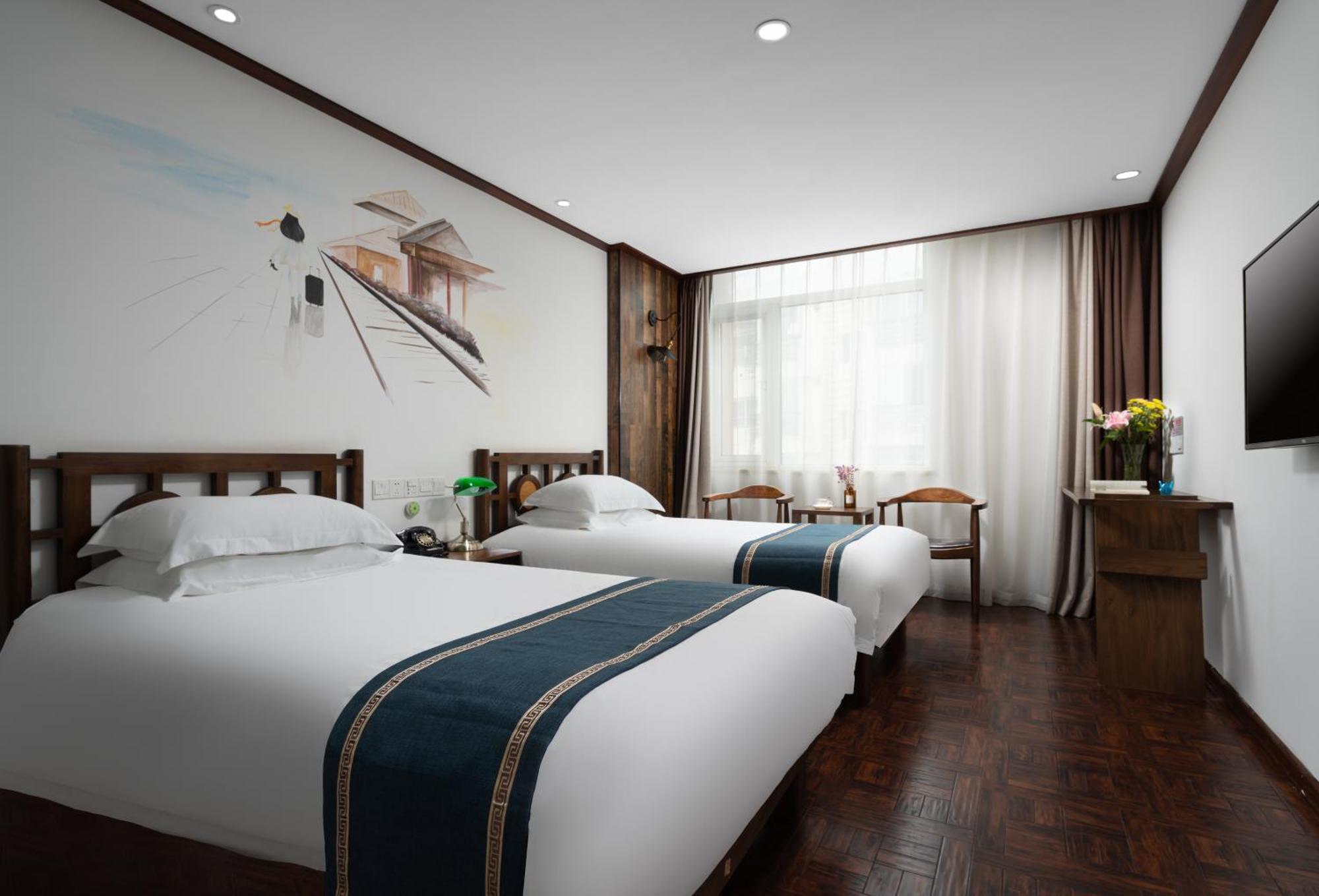 Nostalgia Hotel Near Tianjin Polar Ocean Word- Tianjin Fonte Joy World, 10 Minutes Drive Away From Tianjin Tanggu High-Speed Railway Station, Free Ice-Cream, Mineral Water, Snacks And Laundry Service, English Communication Well Екстер'єр фото